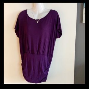 🆕 Purple Top w/ ruched sides!!! NWT!!!